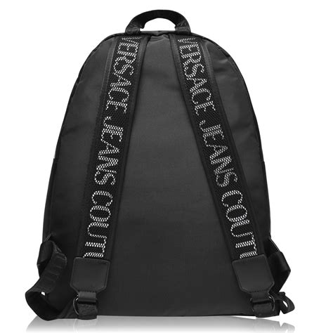 versace black backpack rucksack|versace backpack price.